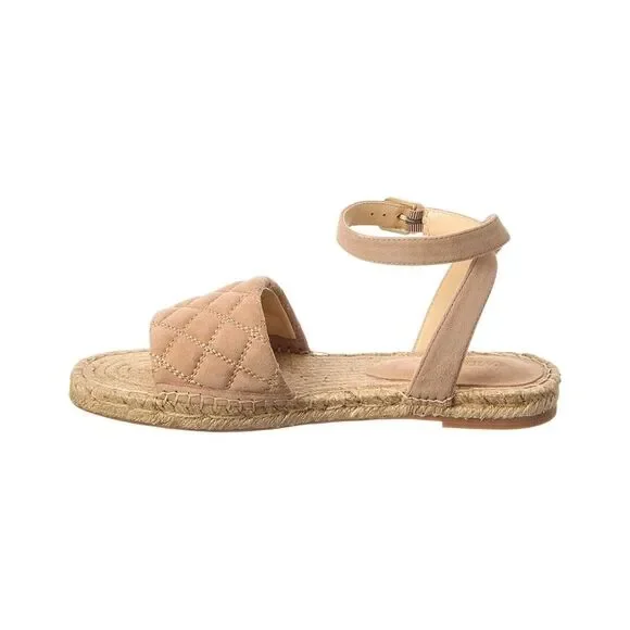 L’Agence Grece Ankle Strap Suede Sandal, Brown - Picture 2 of 5